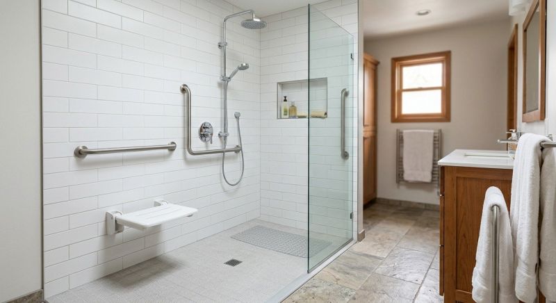 Accessible Shower Construction in Portland, ME